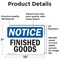 Signmission Finished Goods, 10 in W x Rectangle, Vinyl Decal OS-2PACK-NS-D-710-L-12511 - alternate 2